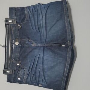 Londonjean Shorts Womens Size 6 Blue Denim Jean Shorts Distressed